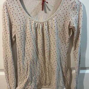 Aerie Long Sleeve Floral Shirt Size M